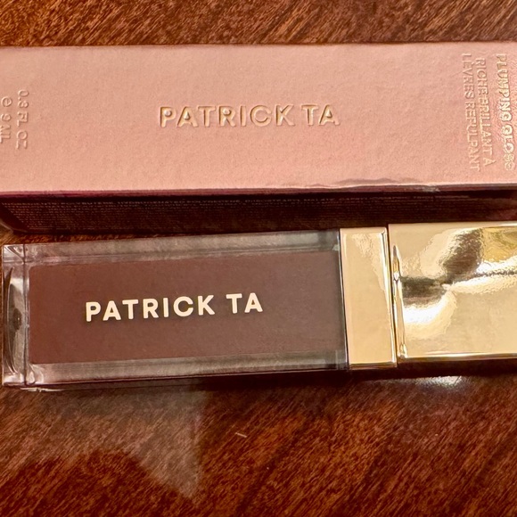 Two Patrick Ta Lipgloss in She’s Secure (peachy pink) & Want Her (deep wine) - Picture 3 of 7